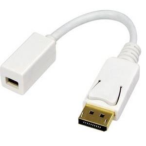 Adapter DisplayPort M -> Mini DisplayPort Ž, 1080p, na kabelu, bijeli