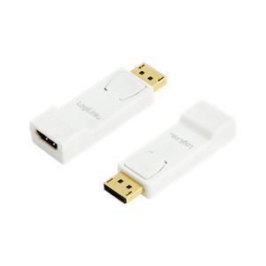 Adapter DisplayPort M -> HDMI Ž, 1080p, bijeli