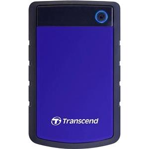 Transcend 4TB StoreJet H3B USB3.0, rubber casing, military-grade shock resistance with 3-stage shock protection, Quick Reconnect Button, TS4TSJ25H3B