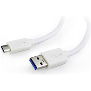 Gembird USB 3.0 AM to Type-C cable (AM CM), 3m, white