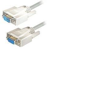 Transmedia Sub D-plug 9 pin to Sub D-jack 9 pin Cable, 1,8m