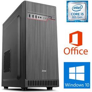 Stolno računalo ProPC i503W Office Intel Core i5-8400, 2.80 GHz, 8 GB DDR4, 500 GB HDD, Intel® UHD Graphics 630, Midi Tower DVD±RW, Windows 10 Pro