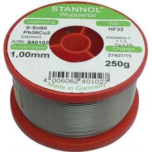 TINOL 1/4 kg 1mm, Stannol HF32 3,5% 640102