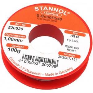 TINOL 100 g 1,00mm, Stannol HS10 520529
