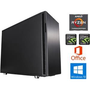 Stolno računalo ProPC A901W Workstation AMD Ryzen Threadripper 2950X 3.50 - 4.40 GHz, 64 GB DDR4, 1 TB SSD NVMe + 8 TB HDD, 2x (SLI) RTX 2080Ti 11 GB, Full Tower 1200 W, Windows 10 Pro