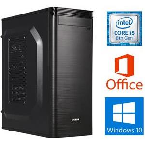 Stolno računalo ProPC i511W Office Intel Core i5-8400, 8 GB DDR4, 240 GB SSD + 2 TB HDD, Intel® UHD Graphics 630, Midi Tower DVD±RW, Office 2016, Windows 10 Pro
