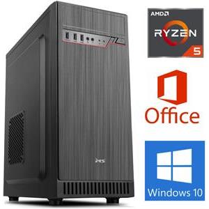 Stolno računalo ProPC a502W Office AMD Ryzen 5 2400G 3.60 - 3.90 GHz, 16 GB DDR4, 240 GB SSD + 2 TB HDD, Radeon RX Vega 11, Midi Tower DVD±RW, Office 2016, Windows 10 Pro