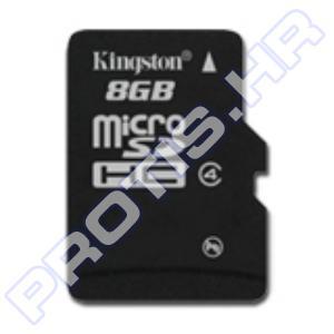 Memorijska kartica Kingston 8GB MicroSDHC Class 4, without adapter