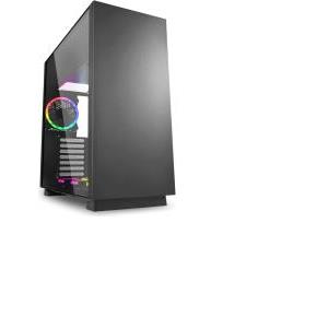 Sharkoon PURE STEEL RGB Midi Tower ATX kućište, prozirna bočna stranica, bez napajanja, crno