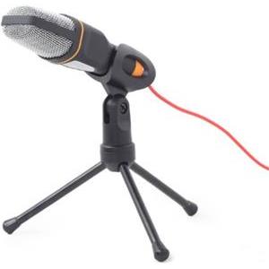 Gembird Desktop microphone with a tripod, black