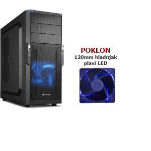 Sharkoon T3-V Midi-Tower ATX kućište, bez napajanja, crno + POKLON Xilence hladnjak 120mm