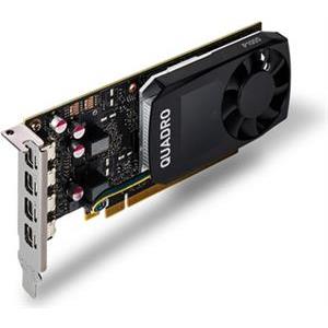 Grafička kartica Quadro P1000 DVI, 4GB GDDR5, PCIe 3.0 x16, 4x mDP - DVI-D, Low Profile, PNY