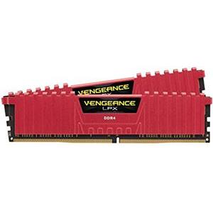 Memorija Corsair Vengeance LPX 16GB (2x8GB) 288-Pin DDR4 3200 (PC4 25600) memorijski moduli crveni, CMK16GX4M2B3200C16R