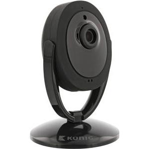 Nadzorna IP kamera unutarnja KONIG SAS-IPCAM200B, HD, crna