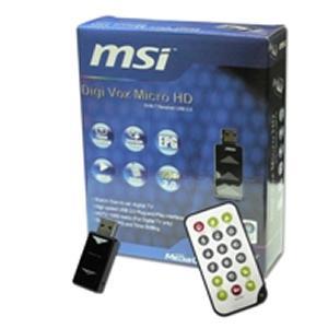 MSI DIGIVOX Micro HD, USB 2.0 DVBT TV