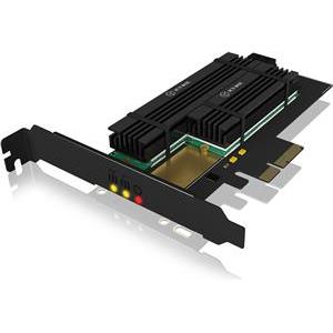 Icybox PCIe kartica za proširenje 2x M.2 SSD s hladnjakom