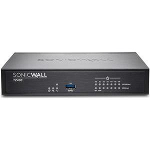 SONICWALL TZ400 WIRELESS-AC INTL, (1GB RAM, 64MB FLASH), SMB firewall with WiFi access point 802.11a/b/g/n/ac, 7X1GBE, 1 USB, 1 Console, no service