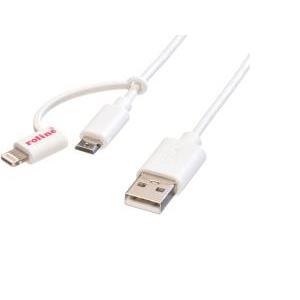 Roline USB kabel TIP A na Micro B+8-pin (M/M), 1.0m