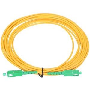NFO Patch cord, SC APC-SC APC, Singlemode 9 125, G.657A1, Simplex, 1m