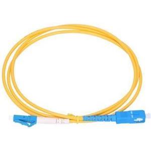 NFO Patch cord, LC UPC-SC UPC, Singlemode 9 125, G.652D, Simplex, 1m