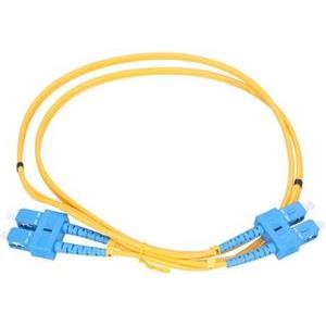 NFO Patch cord, SC UPC-SC UPC, Singlemode 9 125, G.652D, 3mm, Duplex, 2m