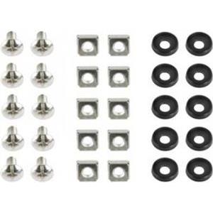 Gembird 19'' rack mounting set (bolt, nut, washer), 50 pcs set