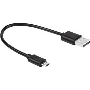 Kabel USB A (M) na USB Type-C (M), FastCharging, crni,15 cm