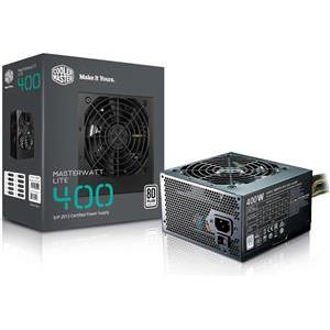 Napajanje 400W, COOLERMASTER MasterWatt Lite 400, MPX-4001-ACABW-EU, ATX v2.31, 120mm vent., PFC, 80+