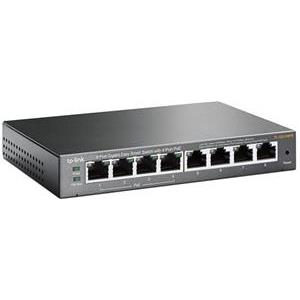 TP-Link TL-SG108PE 8-Port GbE RJ45 with 4x 802.3af PoE ports Easy Smart Switch