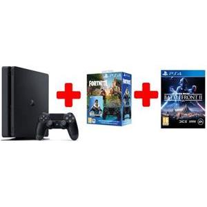 GAM SONY PS4 500GB F Chassis Black + DS+Fortnite VCH + Star Wars