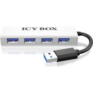 Icybox 4 priključnice USB 3.0 sabirnica, aluminij