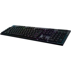 Tipkovnica Logitech Gaming G915 Lightspeed Linear, RGB, mehanička, bežična, USB, crna