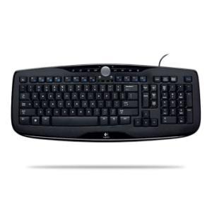 Tipkovnica Logitech MEDIA 600, USB, Crna