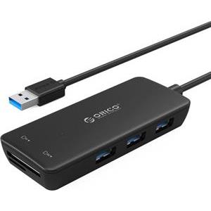 USB hub 3-port USB 3.0, card reader, ORICO H3TS-U3