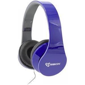 SBOX on-ear slušalice s mikrofonom HS-501 plave