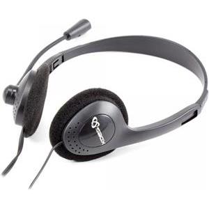 SBOX on-ear desktop slušalice s mikrofonom HS-201 crne