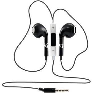SBOX in-ear slušalice s mikrofonom IEP-204 crne