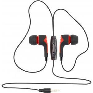 SBOX in-ear slušalice s mikrofonom EP-791 crvene
