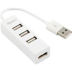 SBOX USB 2.0 hub H-204 4 utora bijeli