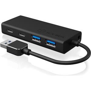 USB HUB ICY BOX IB-HUB1426-U3, USB 3.0, na 2x USB-C, na 2x USB