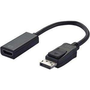 Adapter cable DisplayPort to HDMI, 0.15m, Ewent