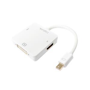 Adapter Mini DisplayPort 1.2 to HDMI/DVI/DisplayPort, 3 in 1, LogiLink