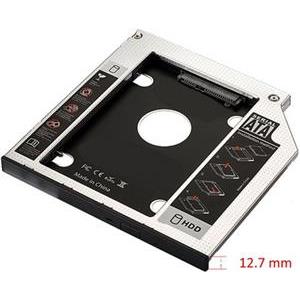 Adapter SSD/HDD to 12,7mm DVD slot, SATA3, Alu, Ewent