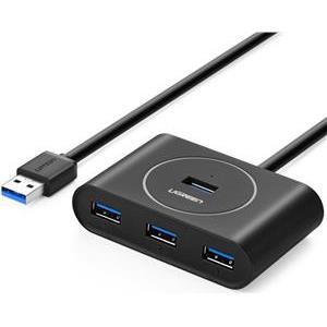 Ugreen USB 3.0 4 Porta Hub Crna