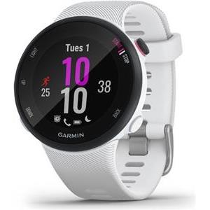 Sportski sat Garmin Forerunner 45S, GPS, za trčanje, senzor pulsa na zapešću, bijeli