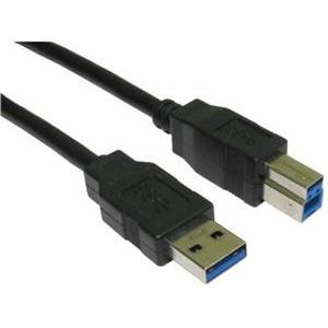 NaviaTec USB 3.0 A plug to B plug, 5m BLK