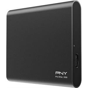 SSD 500GB Type-C USB 3.1 Gen2, 3D TLC, PNY Pro Elite Portable, PSD0CS2060-500-RB