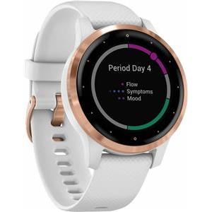 Sportski sat GARMIN Vivoactive 4S, senzor otkucaja, GPS, rose gold/bijeli remen