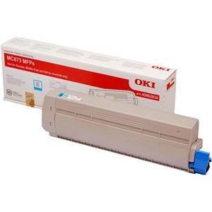 Oki toner za MC873, cyan, 10k