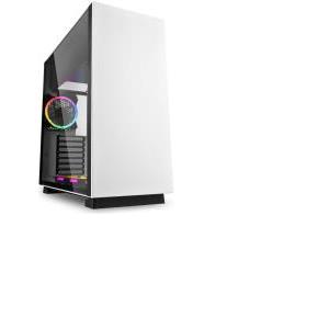 Sharkoon PURE STEEL RGB Midi Tower ATX kućište, prozirna bočna stranica, bez napajanja, bijelo